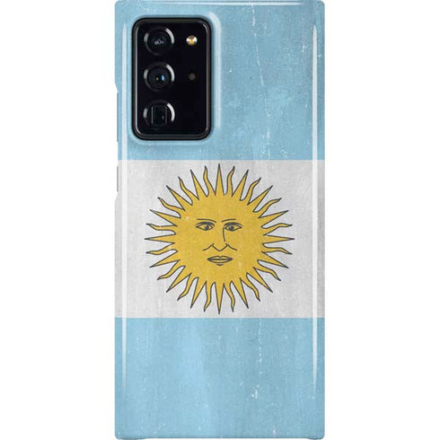 Argentina Flag Distressed Galaxy Note20 Ultra 5G Lite Case